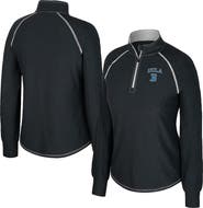 COLOSSEUM Women's Colosseum Black UCLA Bruins Bikram Raglan Quarter-Zip Top