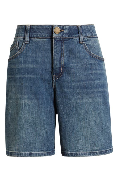 Wit & Wisdom High Waist Relaxed Denim Shorts
