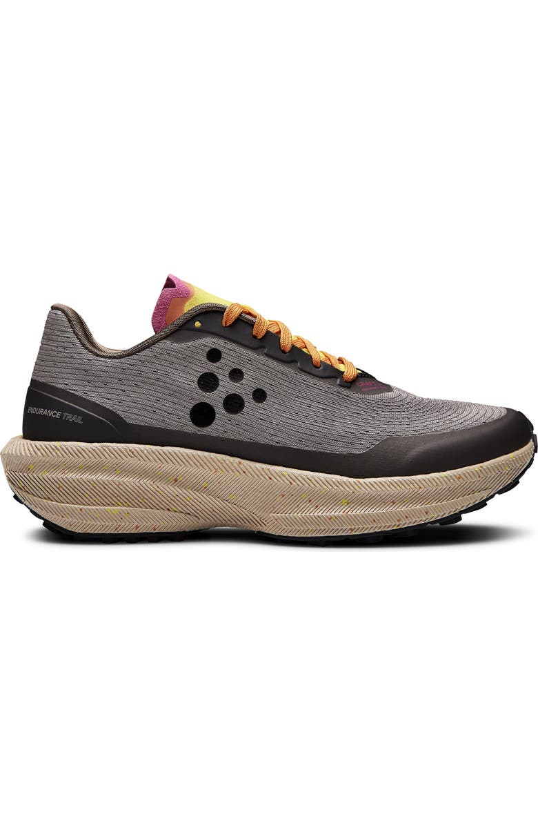 Craft Endurance Trail Running Shoe, Main, color, Clay-Dark Clay