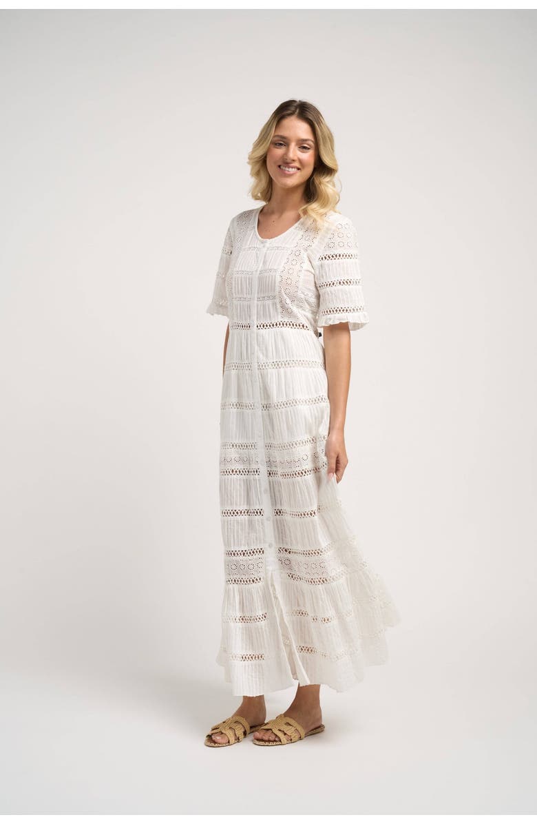 GUADALUPE DESIGN Julieta Dress, Alternate, color, White