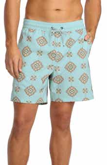 Cotton Blend Swim Shorts