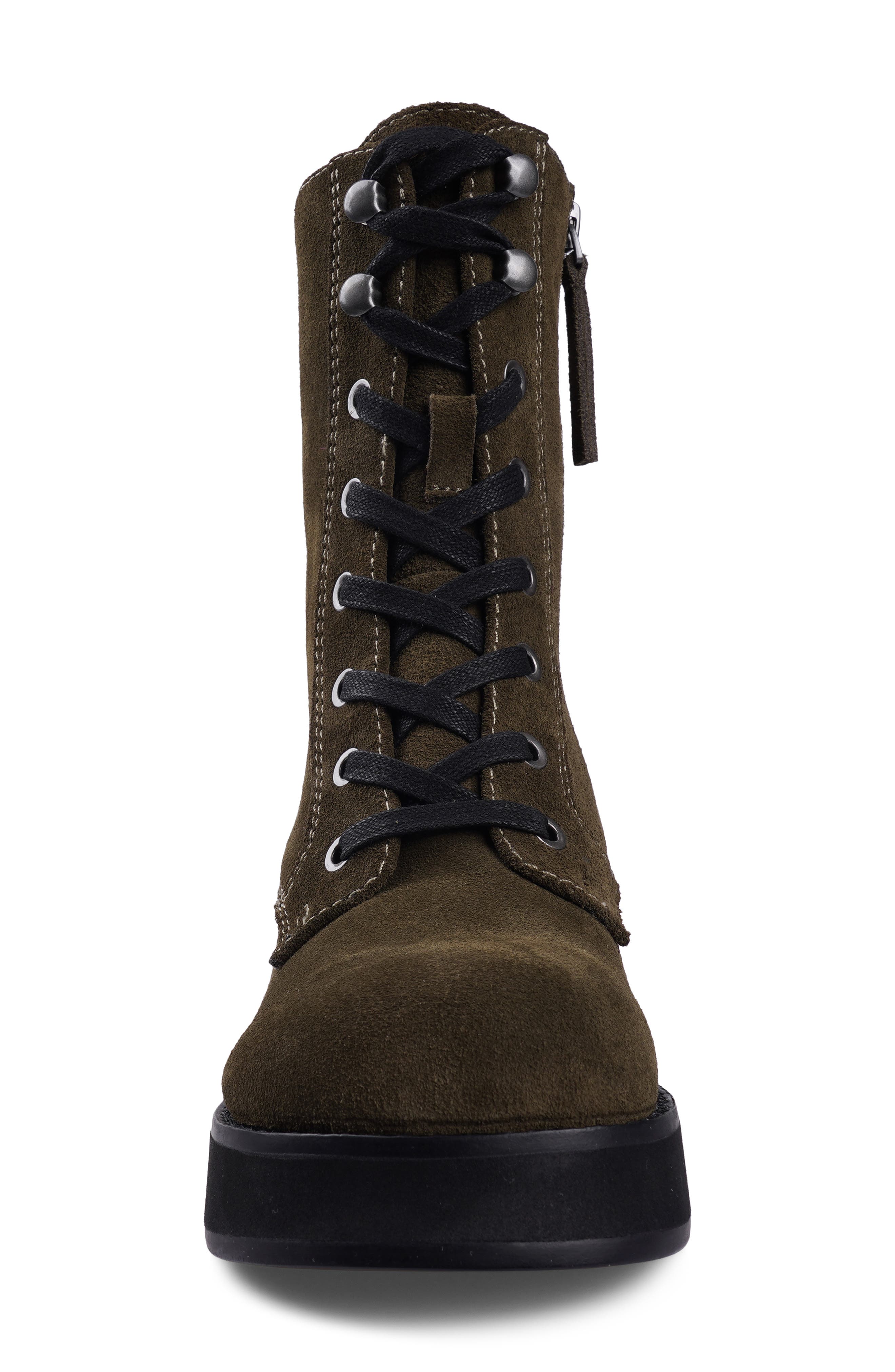 Candie's Tatiana Platform Boot, Alternate, color, Green