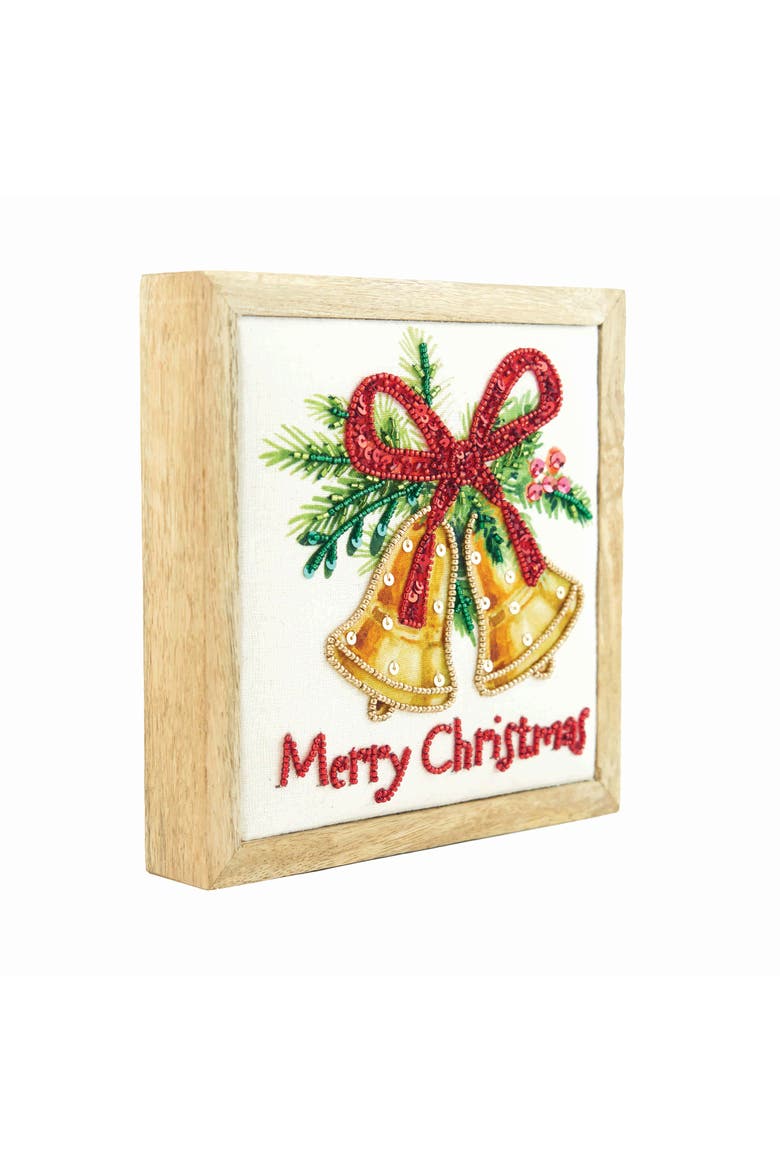 Embellished Bells Shelf Sitter Block, Alternate, color, Yellow