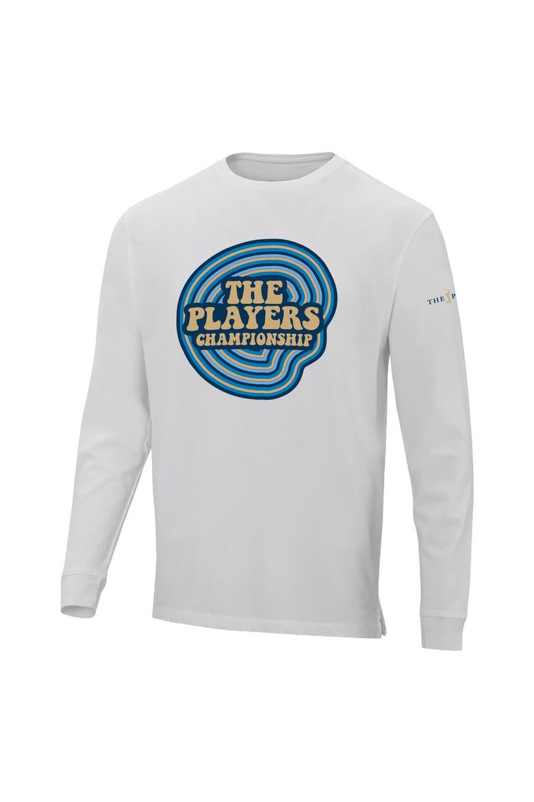 Men's Ahead  White THE PLAYERS Island Green Silverton Long Sleeve T-Shirt, Alternate, color, White