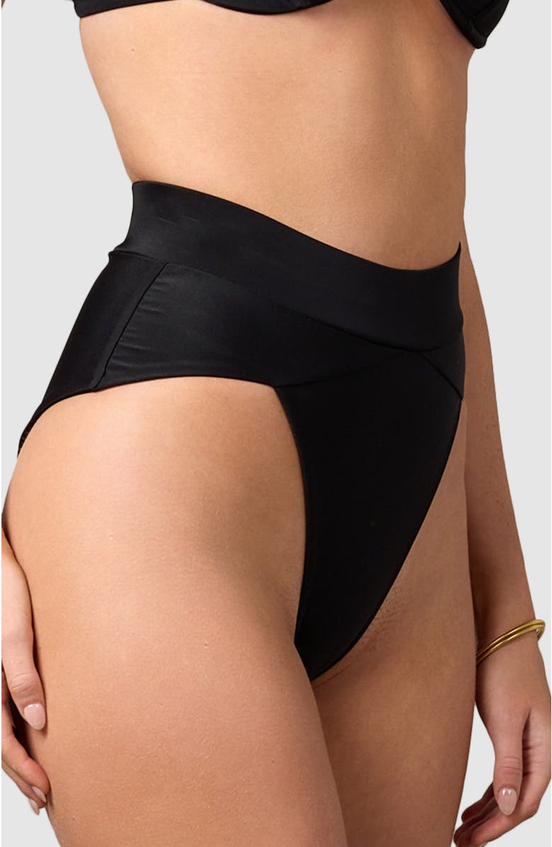 MBM Swim Aspire Bikini Bottom, Alternate, color, Black