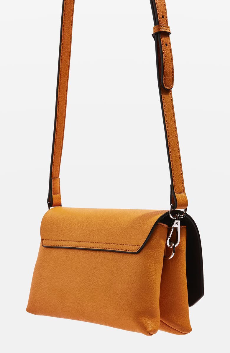 Topshop Otley Faux Leather Crossbody Bag, Alternate, color,
