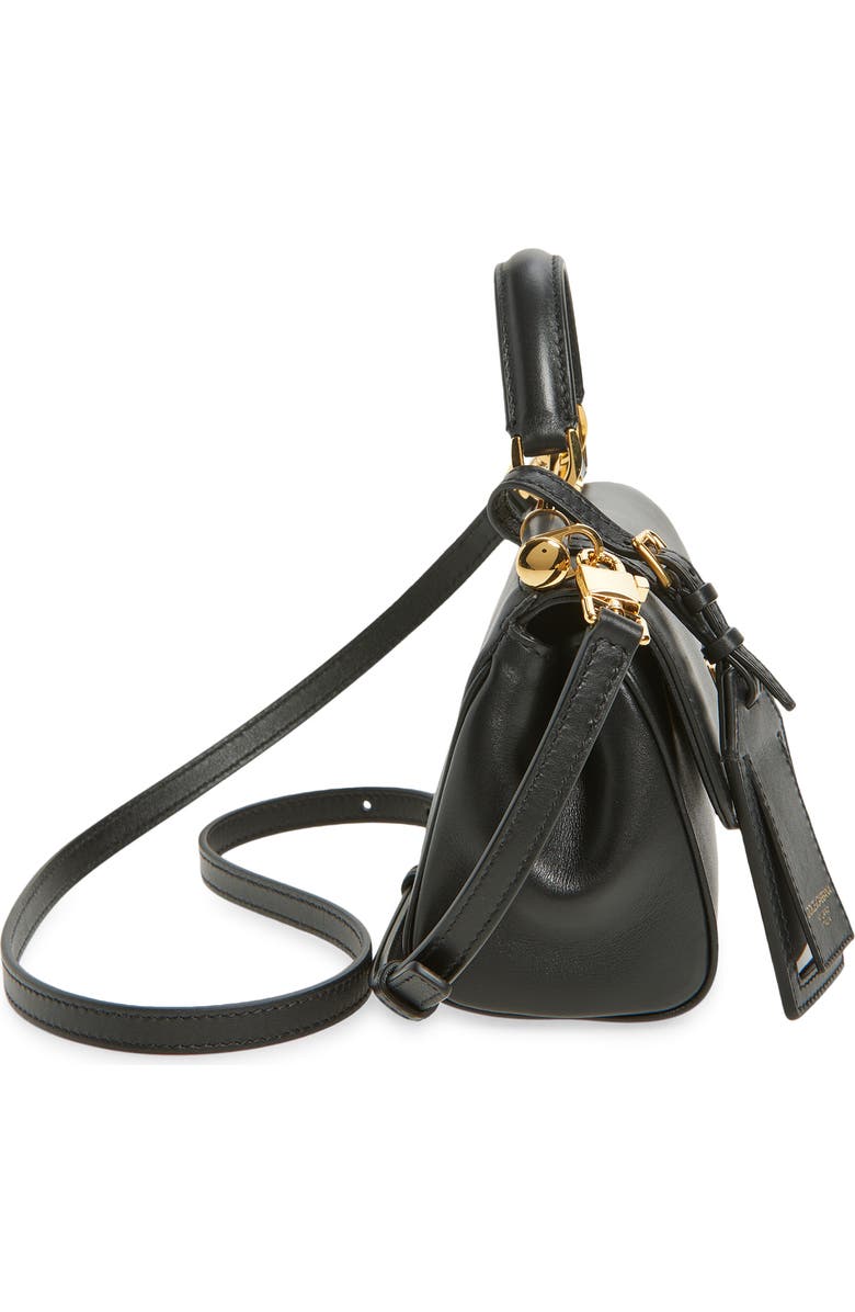 Dolce&Gabbana Mini My Sicily Handbag, Alternate, color, 80999 Nero