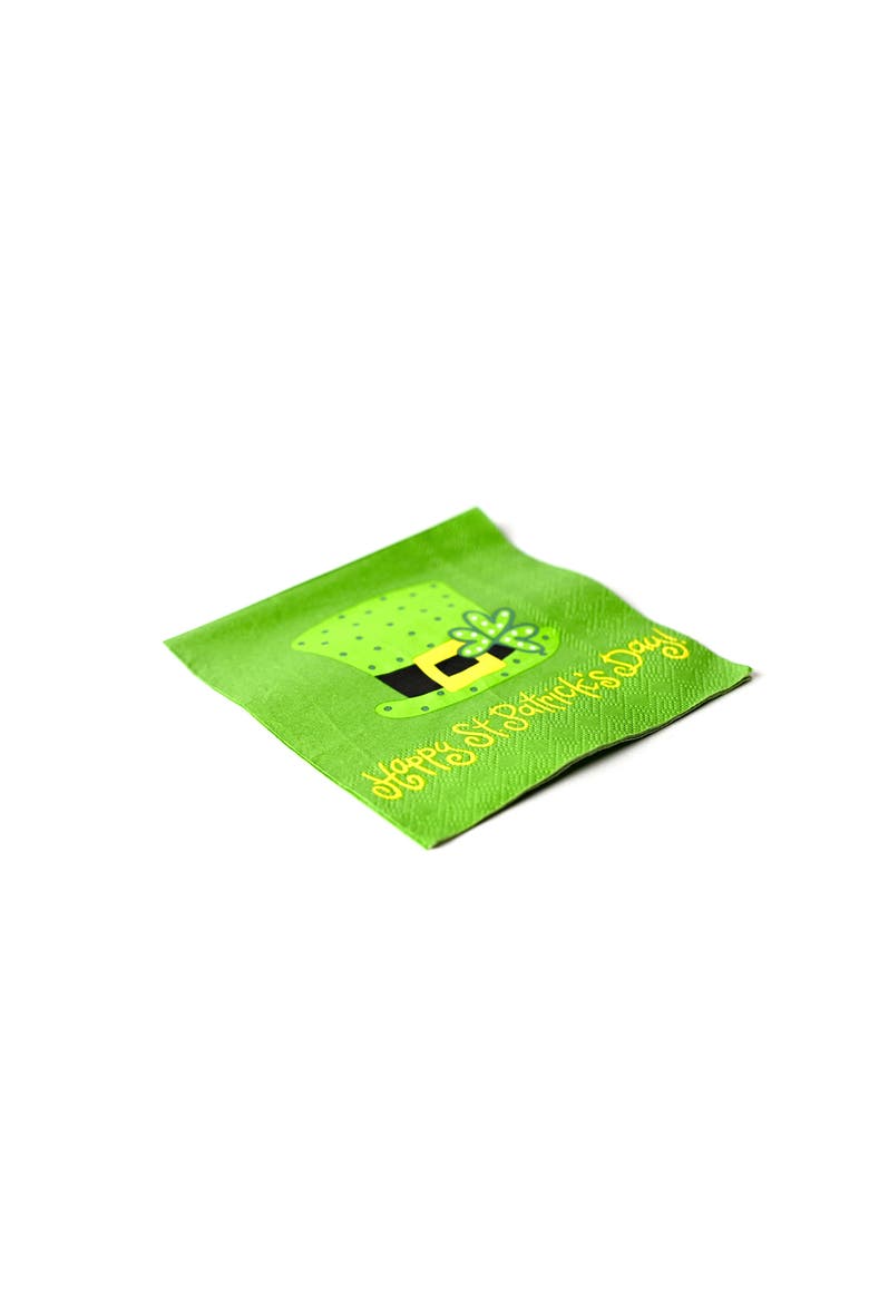 Leprechaun Hat Cocktail Napkins Set of 20, Alternate, color, Green