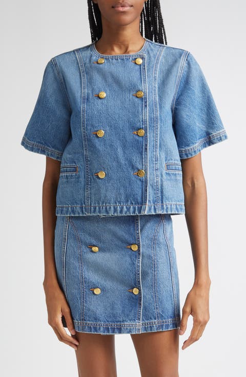 The Serge Double Breasted Denim Shirt