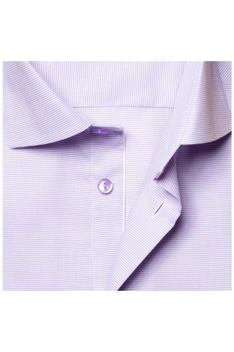 Contemporary Fit Textured Solid Shirt, Alternate, color, PURPLE