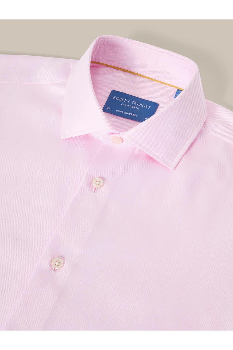 Reynolds Double Twill Contemporary Fit Shirt, Alternate, color, Pink