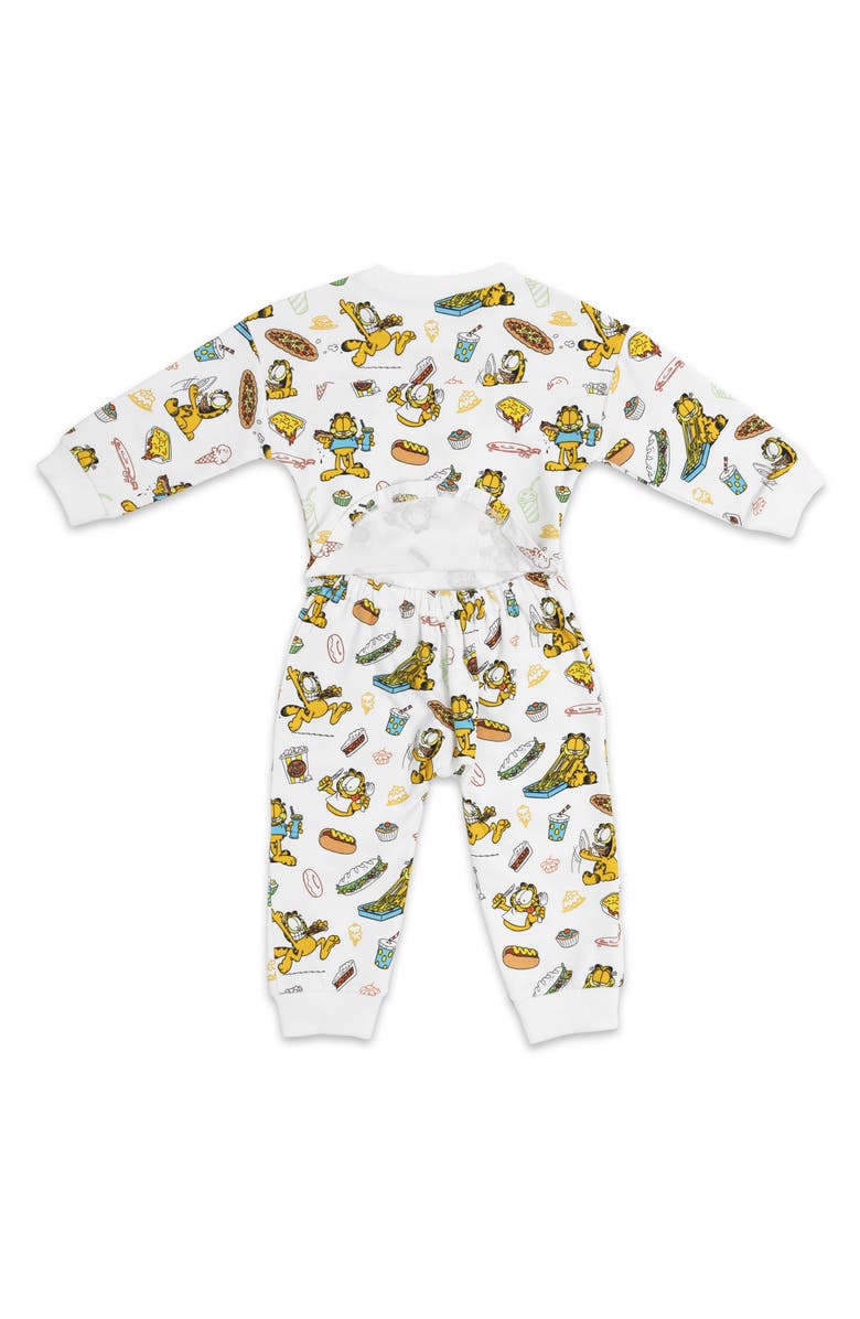 Bellabu Bear x Garfield Hybrid Fitted One-Piece Pajamas, Alternate, color, 