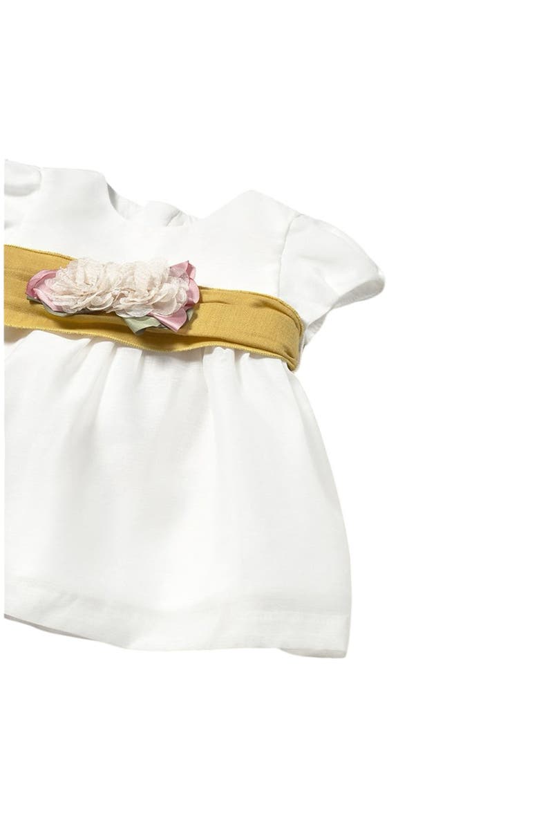 Mayoral Floral Band Dress, Alternate, color, Cream