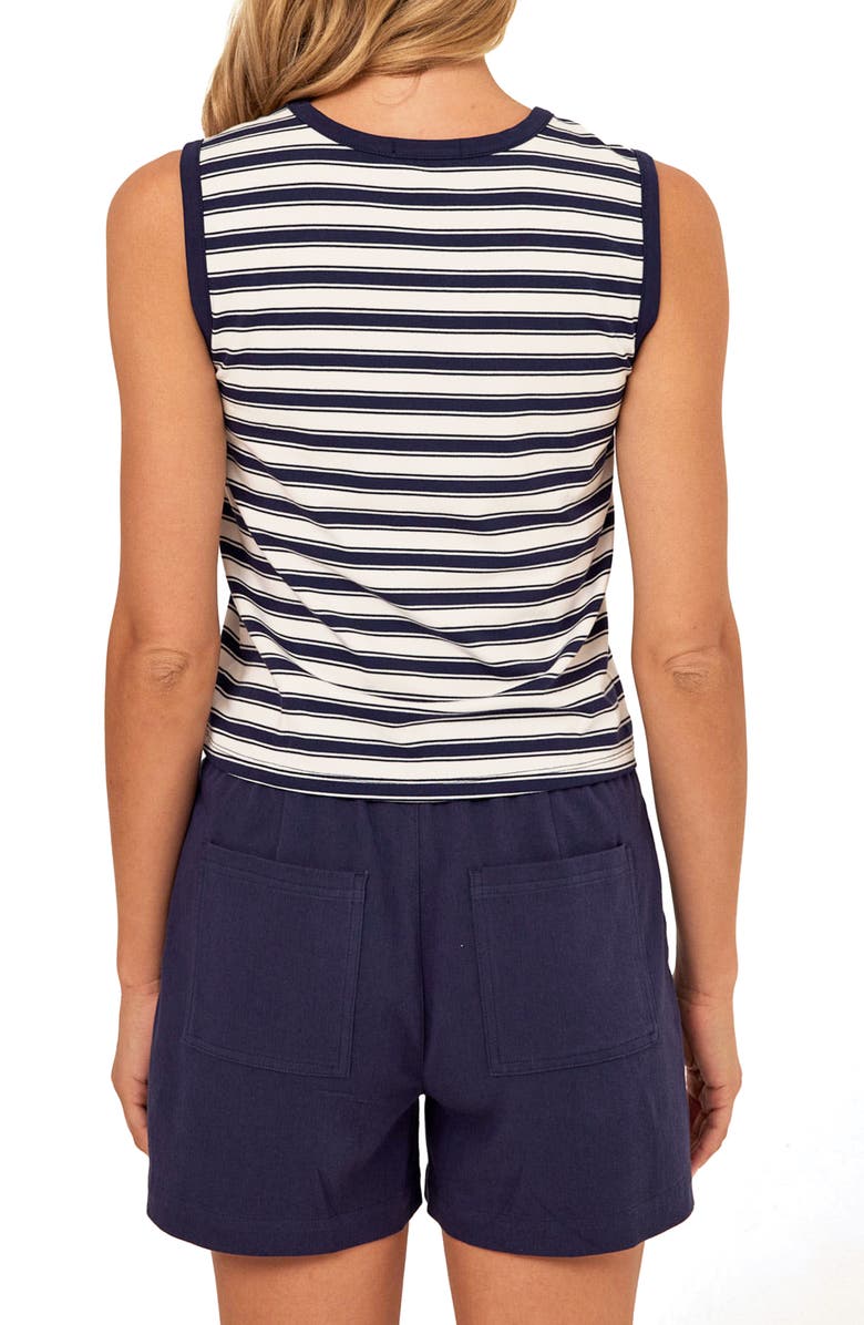 Threads 4 Thought Emilia Stripe Cottage Tank, Alternate, color, White/ Stargazer