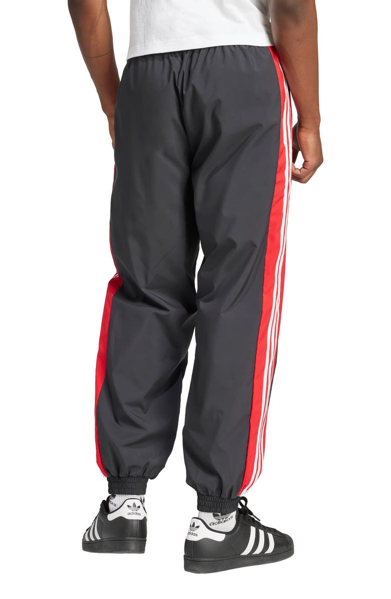 adidas Warm Up Track Pants, Alternate, color, Black/ Better Scarlet
