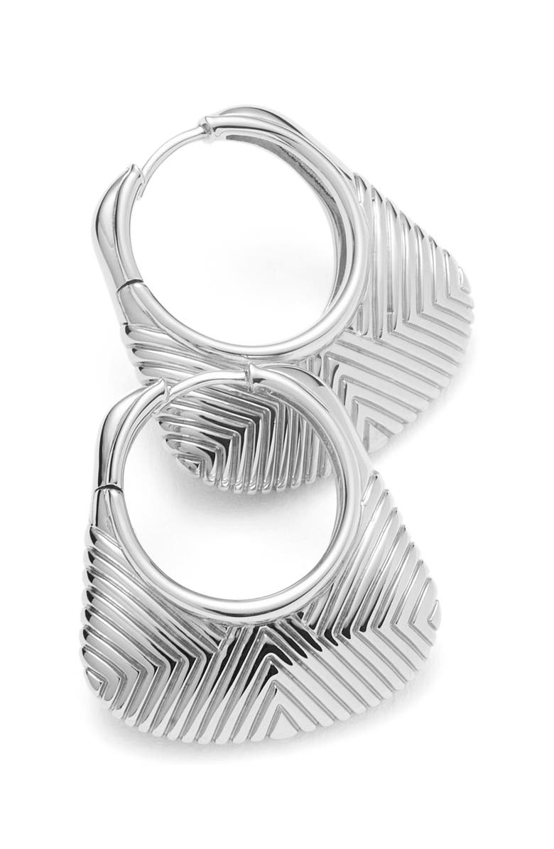 Missoma Hera Ridge Hoop Earrings, Alternate, color, 