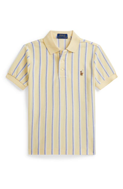 Kids' Stripe Cotton Piqué Polo (Toddler & Little Kid)
