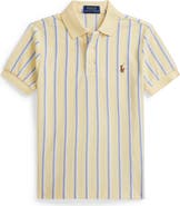 Polo Ralph Lauren Kids' Stripe Cotton Piqué Polo