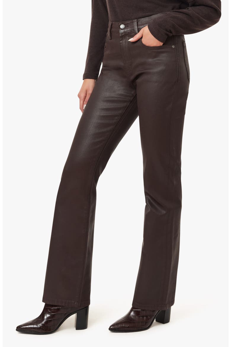 Logan Coated Bootcut Jeans, Alternate, color, WALNUT