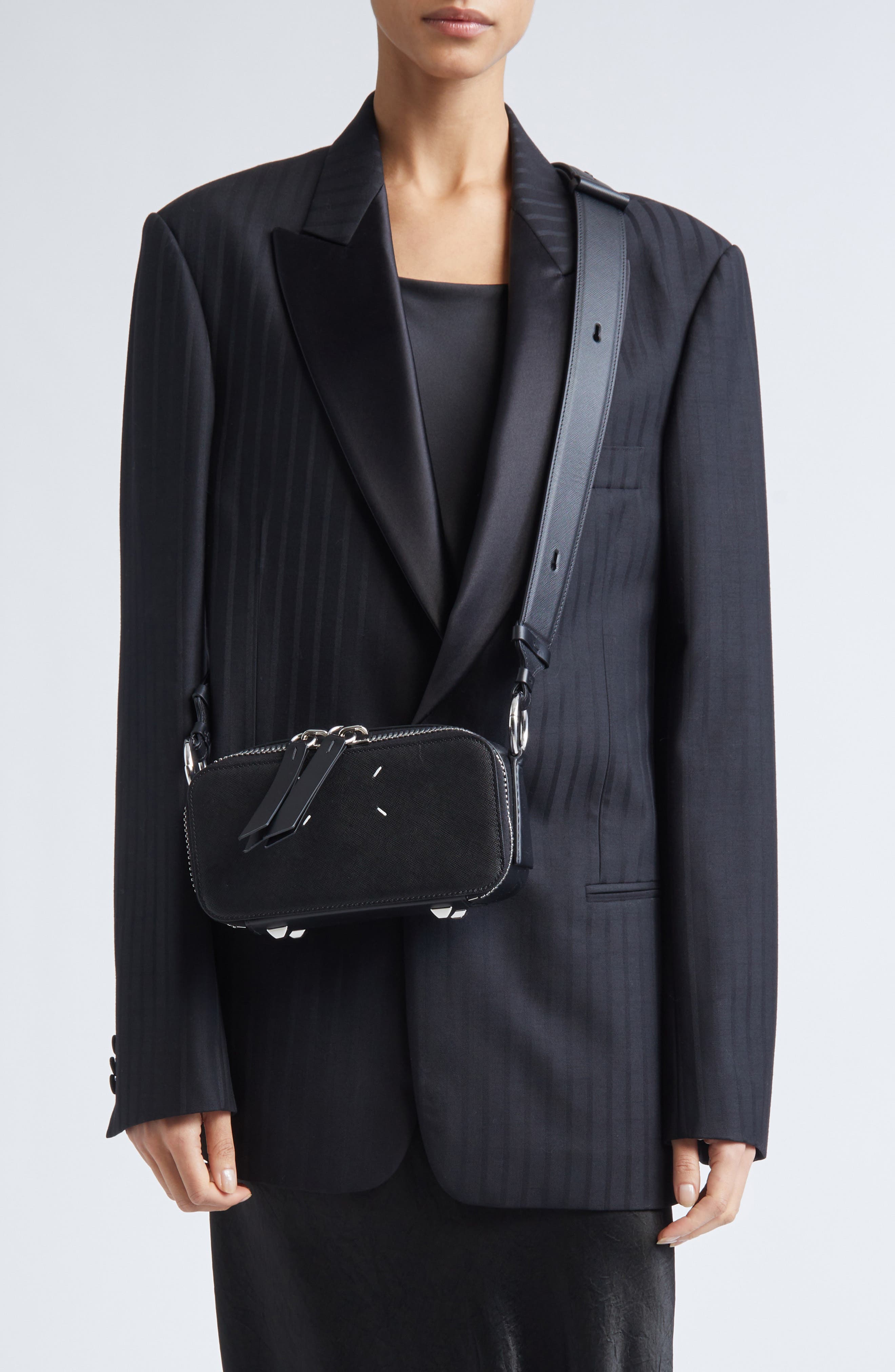 Maison Margiela Small Doll Leather Camera Bag, Alternate, color, 