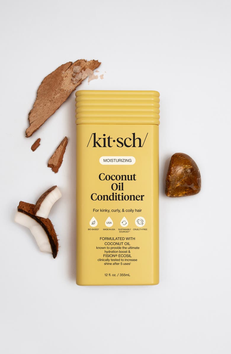 Kitsch Coconut Oil Conditioner for Dry, Damaged Hair, Alternate, color, 