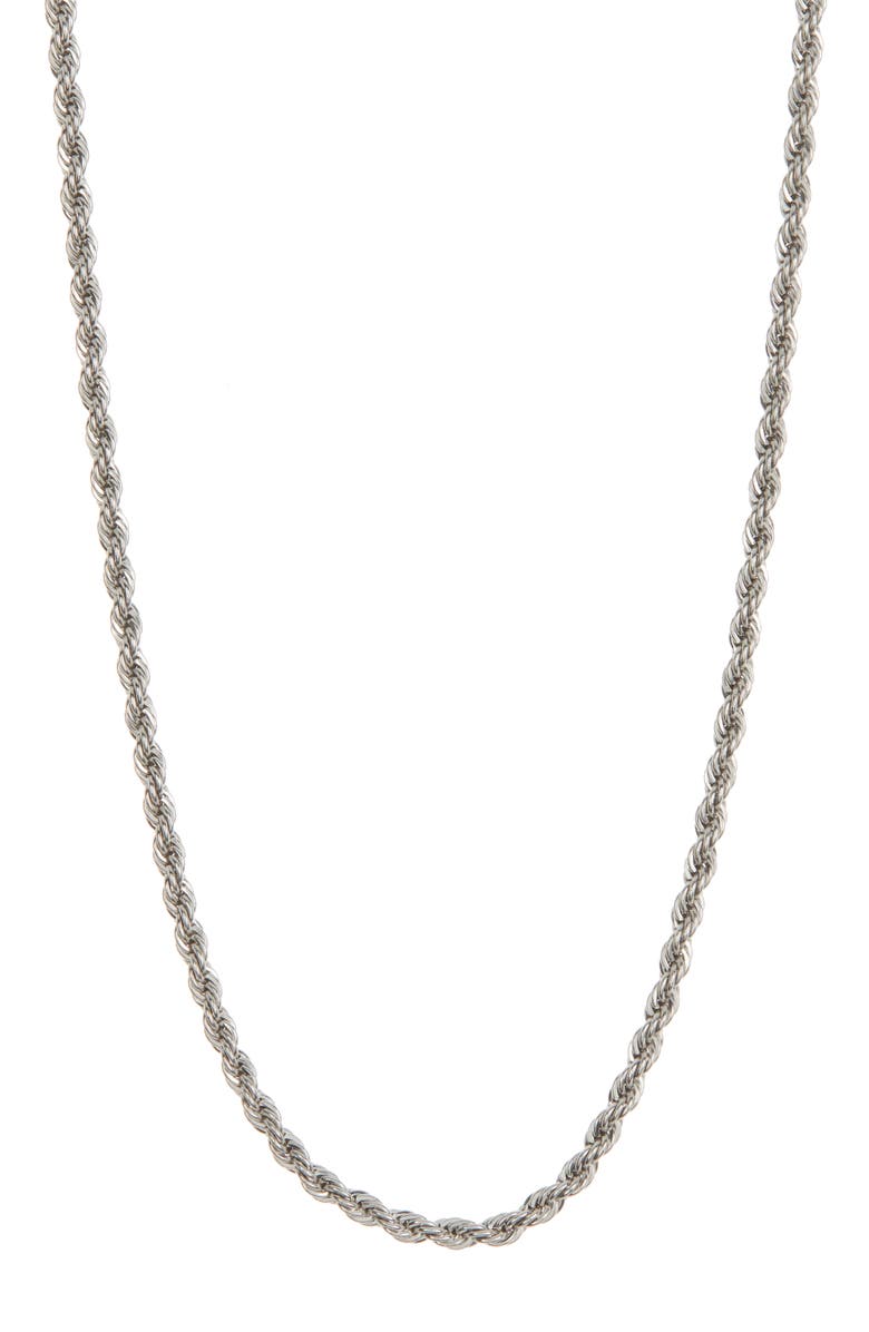 NORDSTROM RACK Delicate Rope Chain Necklace, Main, color, 