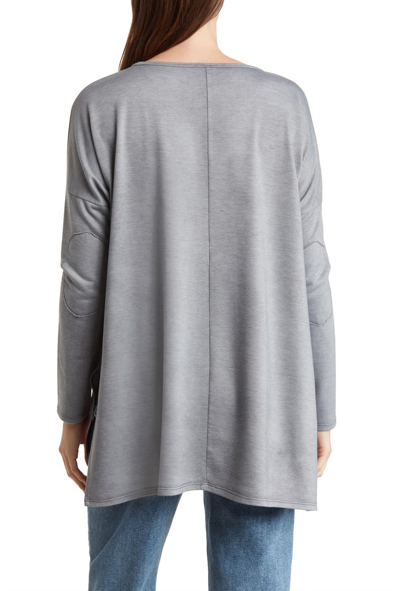 Asymmetric Tunic, Alternate, color, BEETROOT PURPLE