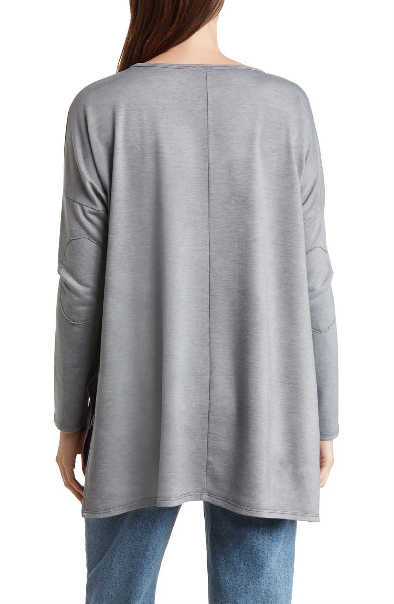 GO COUTURE Asymmetric Tunic, Alternate, color, Beetroot Purple