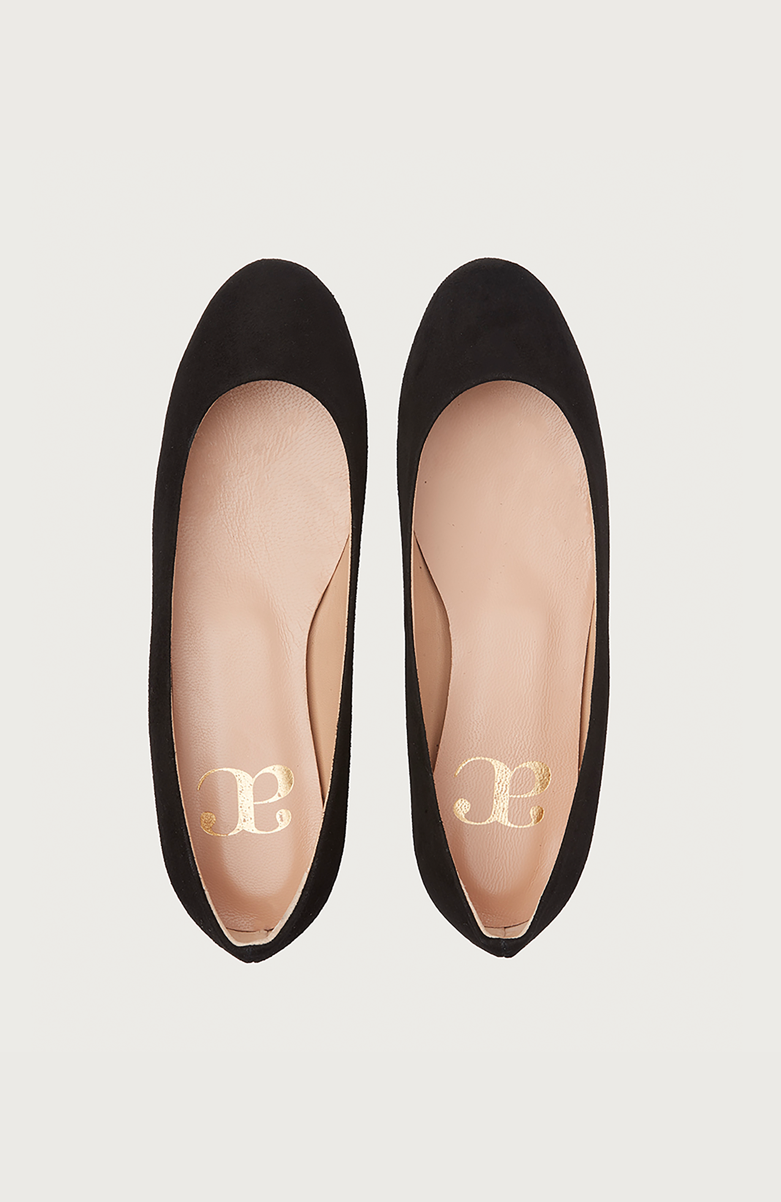 andrea carrano Baby Ballet Flat, Alternate, color, Black Suede