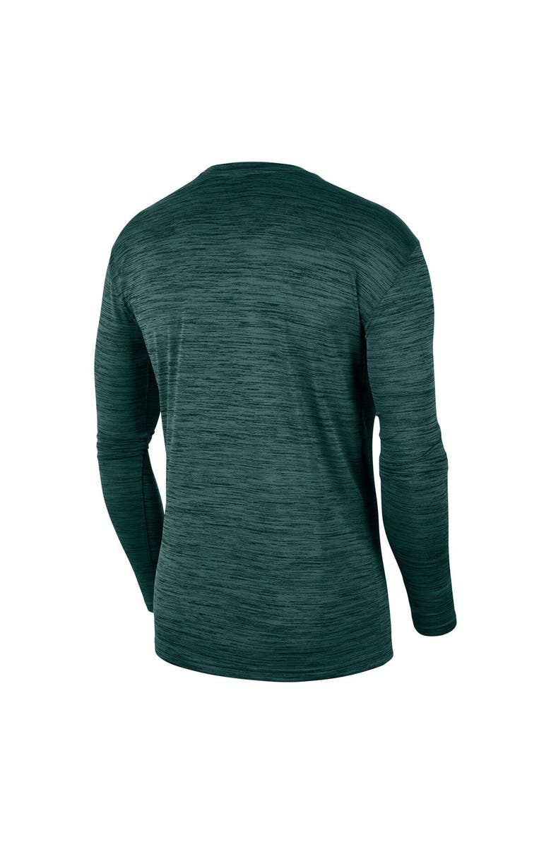 Nike Men's Nike Green Michigan State Spartans Team Velocity Performance Long Sleeve T-Shirt, Alternate, color, Green