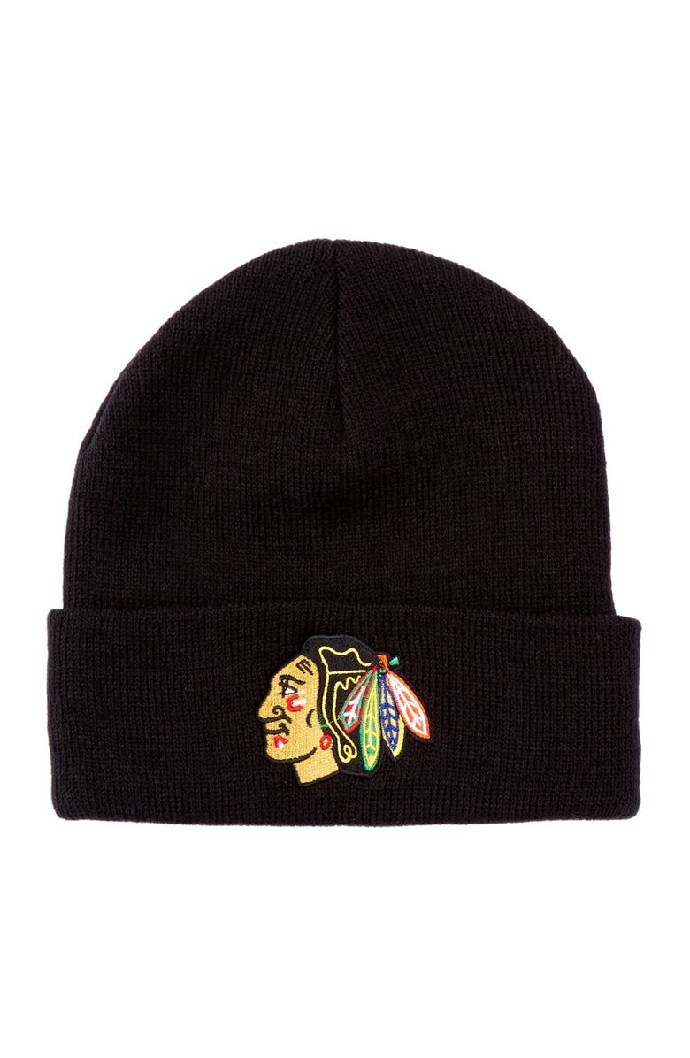 American Needle NHL Chicago Blackhawks Beanie, Main, color, 