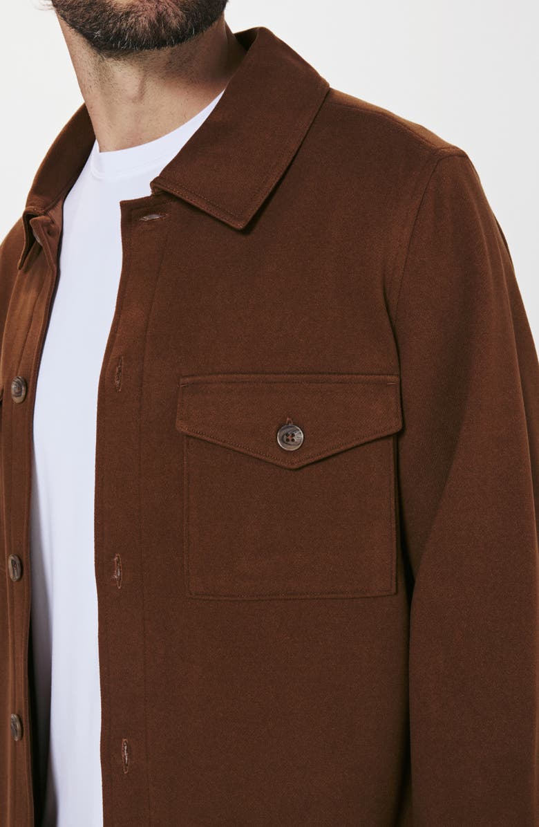 7 Diamonds Craftsman Twill Shacket, Alternate, color, Hickory