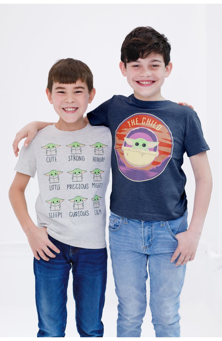 Star Wars Yoda 2-Pack T-Shirts, Alternate, color, Blue / White