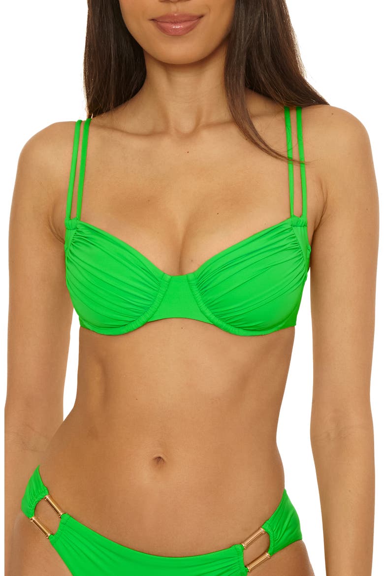 Color Code Underwire Bikini Top, Main, color, MEADOW