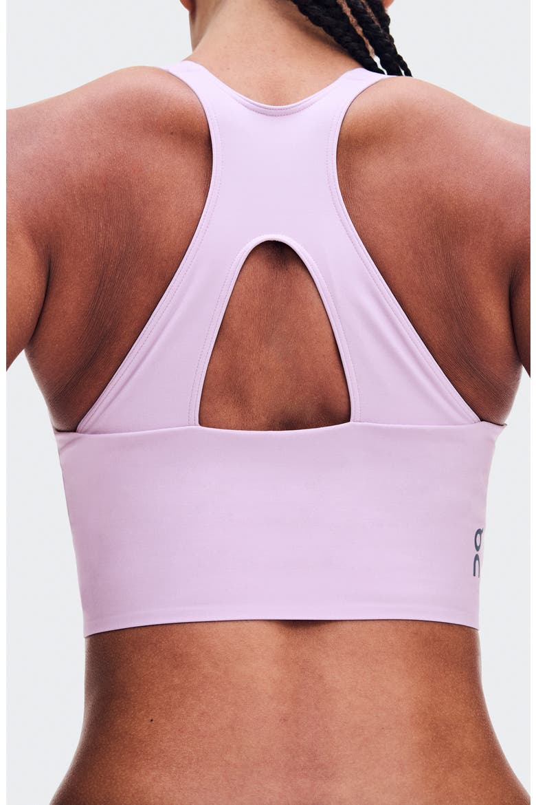 Performance Crop Sports Bra, Alternate, color, FOXGLOVE