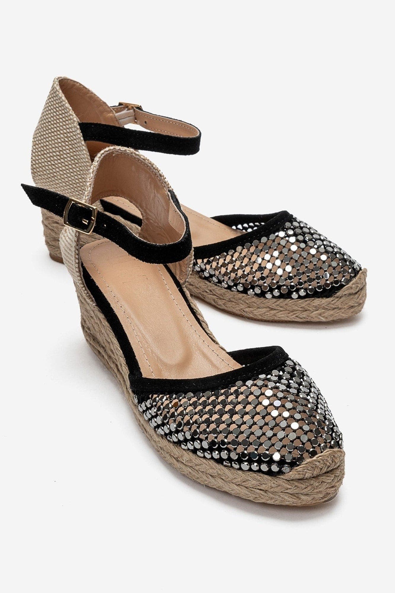 Drelix Leather Espadrille Sandal, Alternate, color, Black Suede