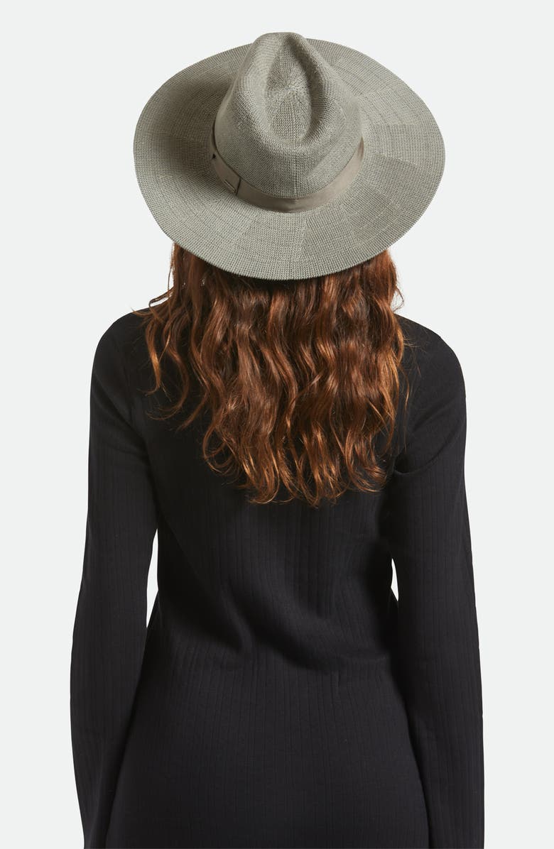 Brixton Lyons Packable Fedora, Alternate, color, Elm