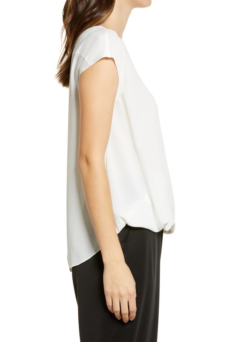 Surplice Blouson Top, Alternate, color, IVORY CLOUD