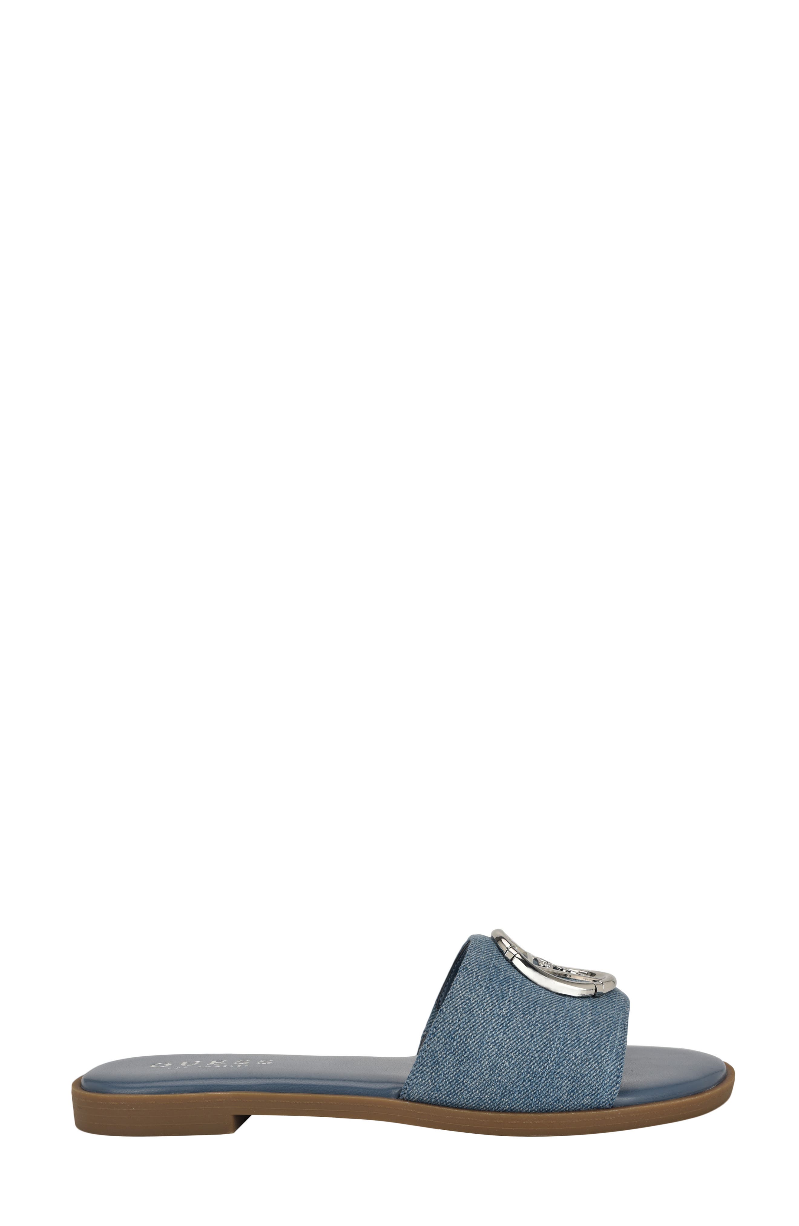 Magnify Slide Sandal, Alternate, color, DARK BLUE