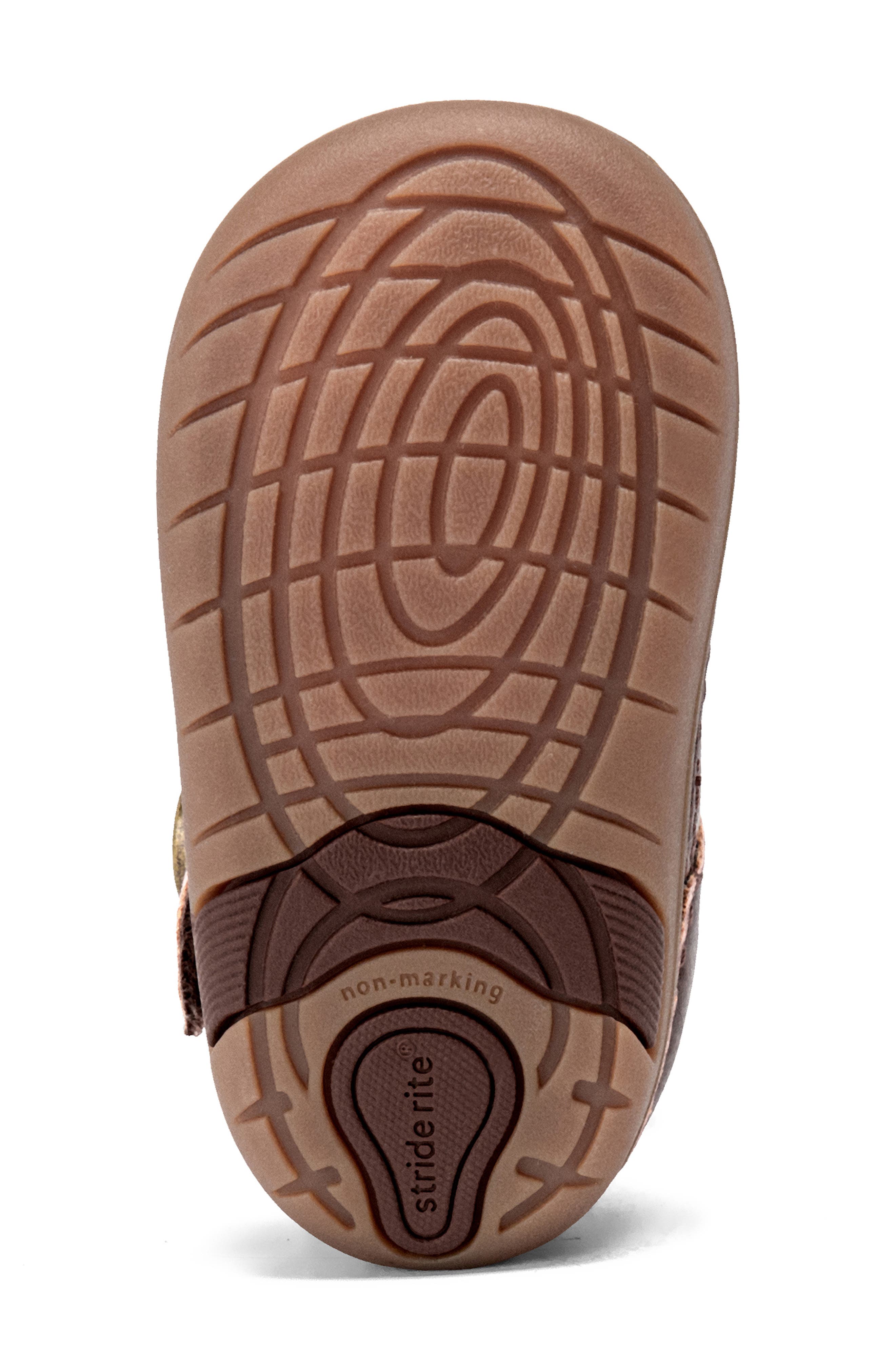 Stride Rite Soft Motion<sup
™</sup
 Mini Mara T-Strap Shoe, Alternate, color, Cedar