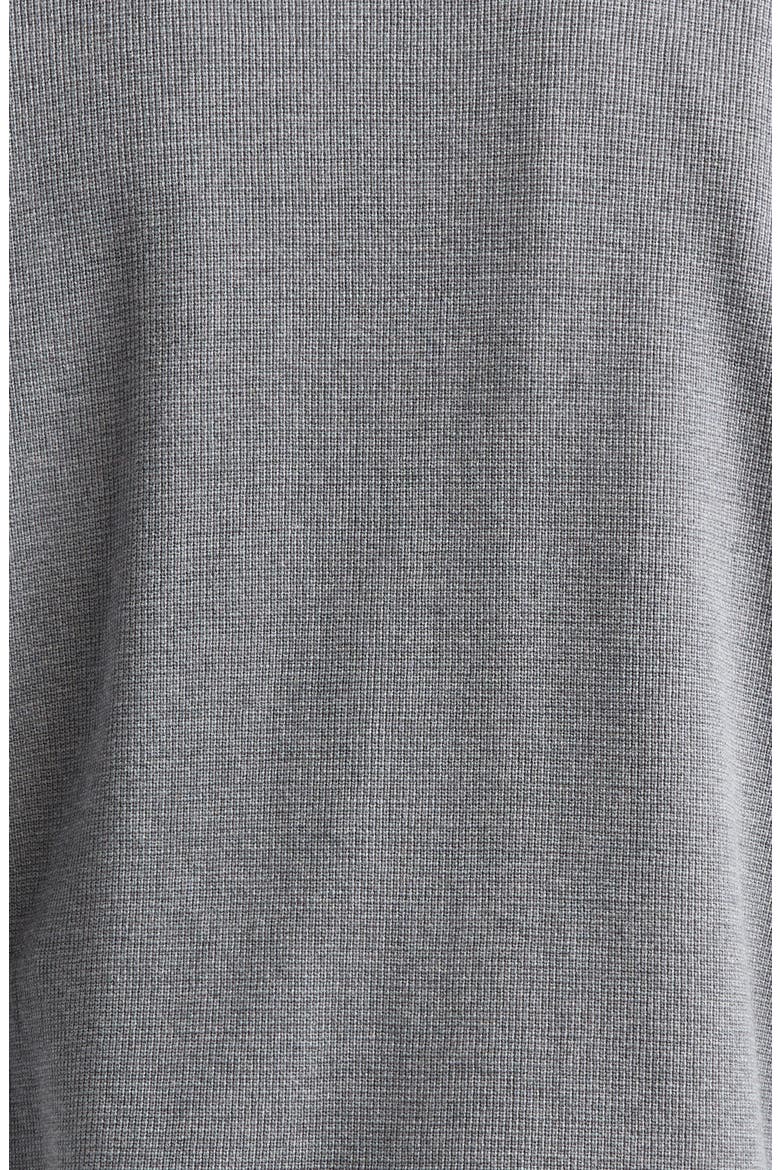 Waffle Knit V-Neck Cardigan, Alternate, color, MED GREY