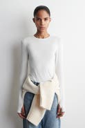 COS Cotton Long-Sleeved Top