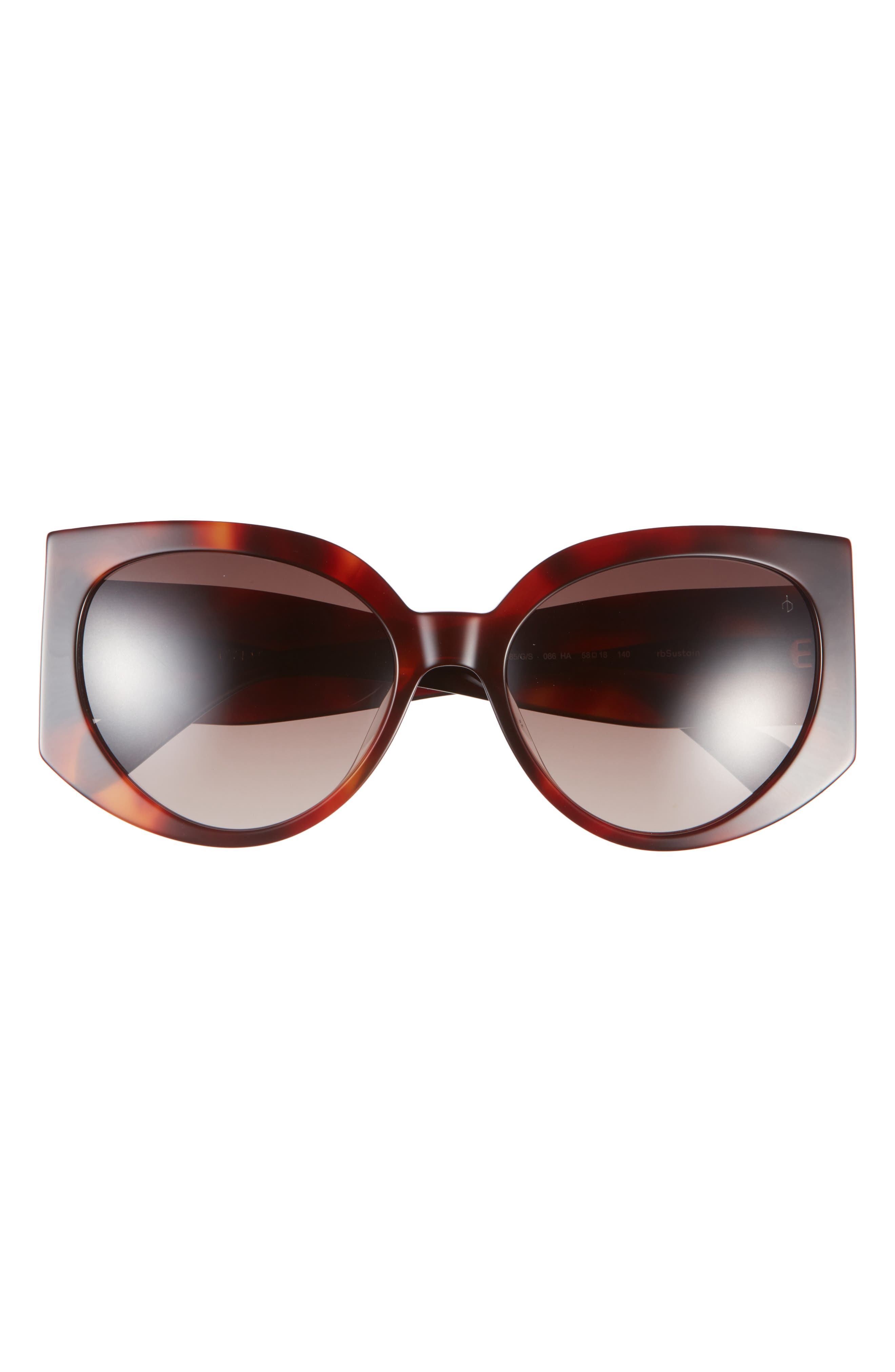 rag & bone 58mm Round Sunglasses