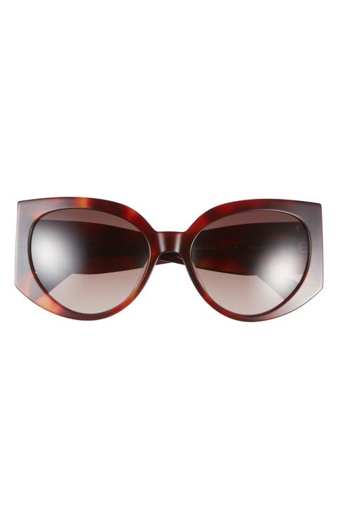 58mm Round Sunglasses