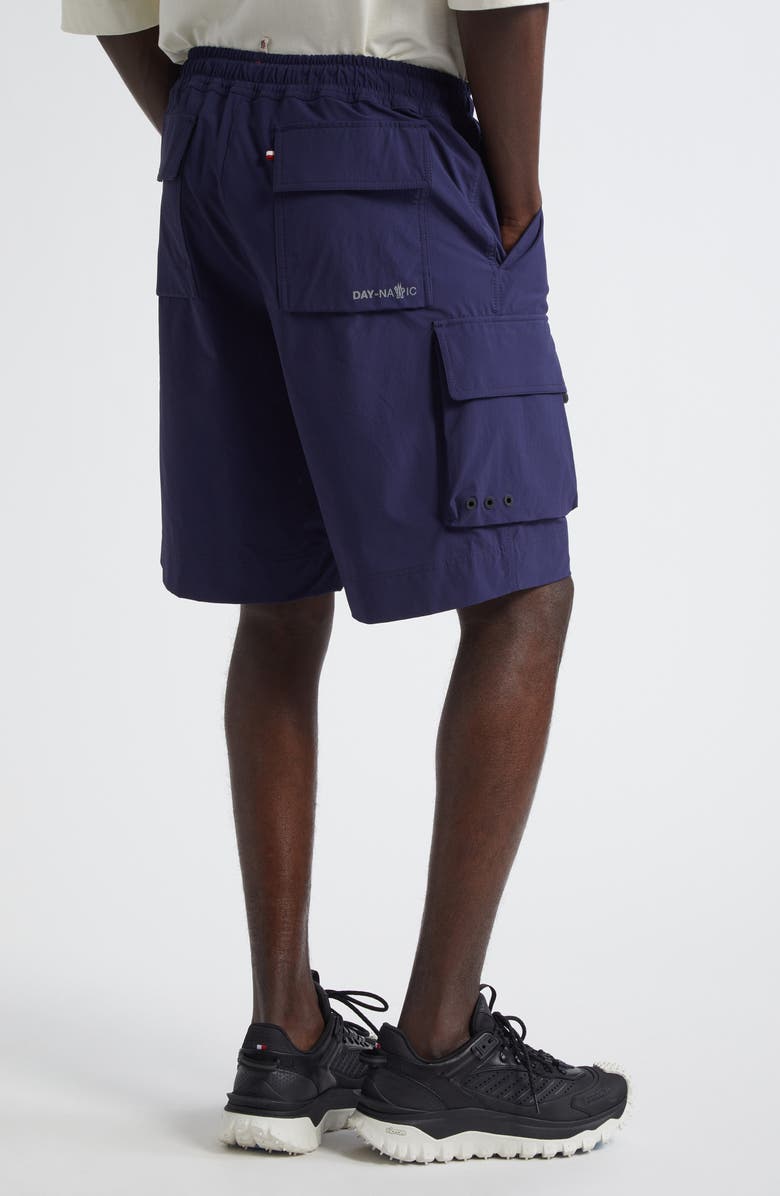 Moncler Cargo Shorts, Alternate, color, Navy Blue
