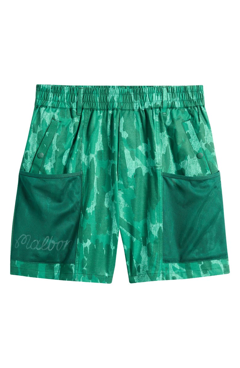 MALBON Mesh Basket Pocket Shorts, Main, color, Divot Camo Jungle
