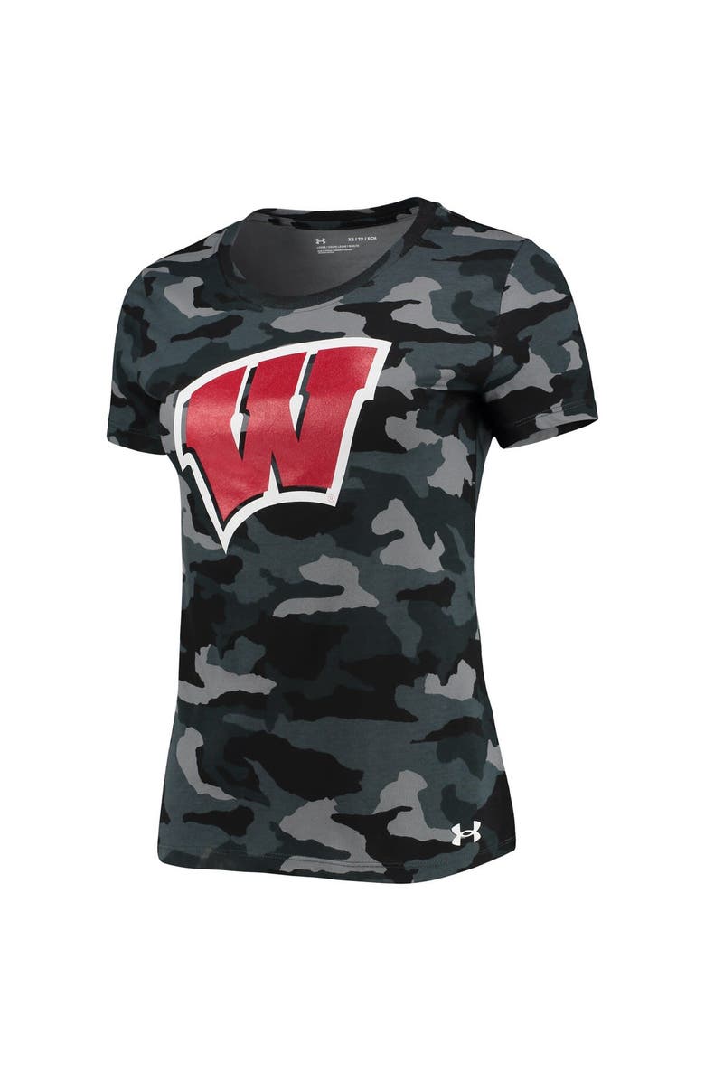 Under Armour Women's Under Armour Camo Wisconsin Badgers T-Shirt, Alternate, color, 