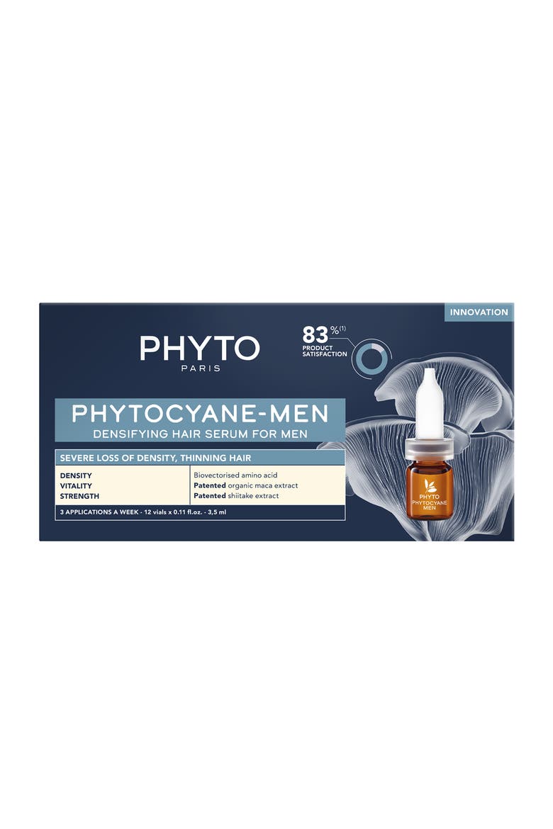Phytocyane Men Densifying Treatment for Progressive Hair Thinning, Main, color, NO COLOR