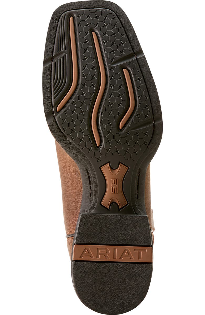 Ariat Sport Rider Cowboy Boot, Alternate, color, Vintage Oak/ Rustic Orange