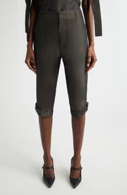 renaissance renaissance Sami Duchesse Satin Capri Pants